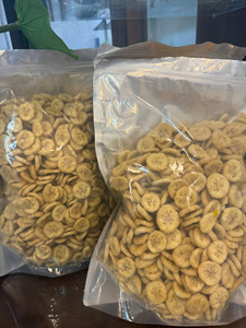 Natural Vacuum Fried Banana Chips Banana Crisps Custom Packaging OEM crunchy <b>dried</b> banana for snack fruit food - Product Image 5