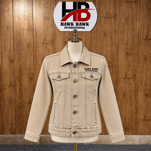 Custom <b>Women</b> Multi Pocket Denim <b>Jacket</b> Casual Embroidered Turn-down Collar <b>Heat</b>-Transfer Printed Logo Front Knitted Autumn - Product Image 1