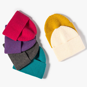 Unisex Warm Knitted Beanie <b>Hat</b> <b>Winter</b> Stretch Cuffed Cap for Outdoor Sports Casual Streetwear Wear - Product Image 2