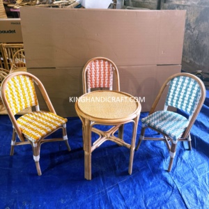 Sillas Infantiles de Ratán Hechas a Mano Ecológicas para Eventos, Bodas, Alquiler de Muebles para Fiestas, Fabricante OEM ODM - Product Image 6