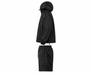 Men's Premium Nylon Windbreaker Jacket and Shorts <b>Set</b> Lightweight Outdoor Activewear Contemporary Fit Customizable Design - Product Image 5