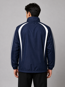 SALSTAR SPORTS Men Hip Hop Streetwear Windbreaker <b>Jacket</b> Double Zipper Oversized <b>Track</b> <b>Jacket</b> Hooded Eco-Friendly Breathable - Product Image 4