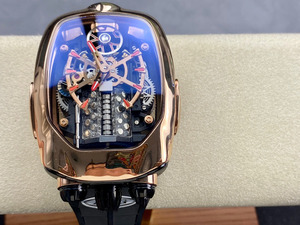 Montre mécanique automatique de luxe pour homme, en or rose, pour les affaires, les banquets, les déplacements, avec tourbillon, pour les personnes riches et haut de gamme - Product Image 1