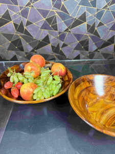 Ensemble de bols en bois de qualité supérieure, faits à la main, en bois massif, pour salade, soupe, riz, vaisselle écologique pour la table - Product Image 6