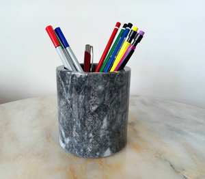 Porte-stylo en marbre, forme triangulaire, cadeaux promotionnels, décoration de table, vente en gros de porte-stylo - Product Image 3