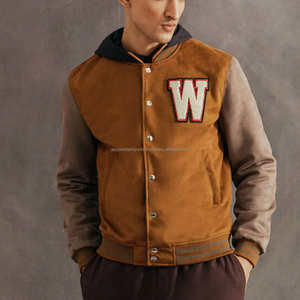 Chaqueta Universitaria de Lana de Alta Calidad con Cuello Alto y Estampado Digital, Atuendo Moderno, Precio Económico de Fábrica - Product Image 4