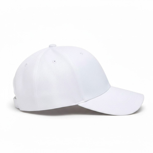 Casquette de baseball unie blanche de qualité supérieure, réglable, en coton, pour le sport, avec broderie personnalisée, vente en gros, casquette vierge à 6 panneaux, style Dad Hat, sportive et respirante - Product Image 4
