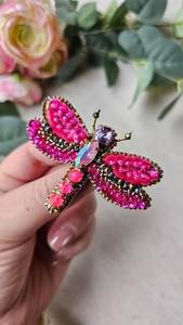 Broche Bordado a Mano de Primera Calidad con Adornos Artísticos para Prendas de Diseñador Exclusivas - Product Image 6