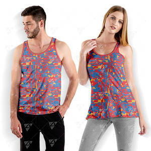 Débardeur de sport personnalisé OEM pour hommes, en coton, séchage rapide, respirant, pour la musculation, la course à pied et la gym - Product Image 1