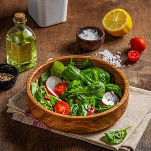 Utility <b>Wooden</b> Serving Bowl Deep <b>Rustic</b> Texture Handcrafted Dish for Salad Fruit Kitchen <b>Dining</b> <b>Table</b> Eco Friendly Decor Use - Product Image 3