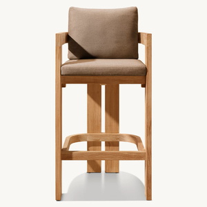 Minimalist Wooden Bar Chair for Restaurant <b>Set</b> Furniture Scandinavian Style Comfortable and <b>Space</b> <b>Saving</b> Design - Product Image 1