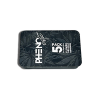 Boîte de rangement en fer blanc pour cigares de qualité supérieure, étui métallique portable personnalisé, emballage de conservation et de cadeau haut de gamme pour cigares