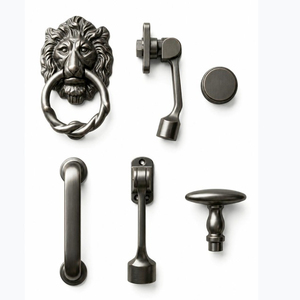 <b>Rustic</b> Cast Iron Letter Handle R P Furniture Pulls Durable Decorative Hardware - Product Image 5