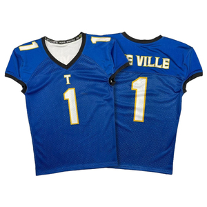 Maillots de football américain légers, impression par sublimation, usine, fournisseur de tenues d'équipe personnalisées pour adultes, anti-bactérien - Product Image 3