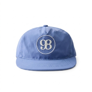 Blue Unisex <b>Baseball</b> <b>Cap</b> With 98 Embroidery Street Style Casual Wear Spring Summer 56-58CM Cotton Adjustable Fit - Product Image 2