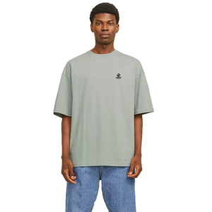 T-shirts surdimensionnés en coton épais 100 % personnalisables, respirants, à épaules tombantes, pour hommes grandes tailles, prix usine, OEM - Product Image 1