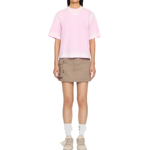 Women's T-Shirt Boxy <b>Spray</b> Print Cotton T Shirt Oversized Casual Streetwear OEM Fashion Jersey Top Custom Premium Private label - Product Image 2