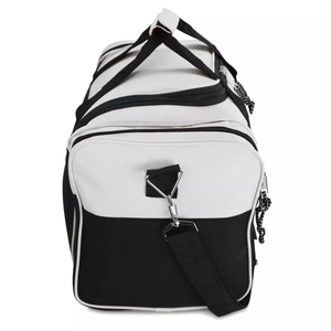 Custom White Gym Duffle Bag Large Capacity Waterproof Sports <b>Travel</b> Duffel Bags With Shoe Compartment Wet Pocket <b>Holdall</b> - Product Image 4