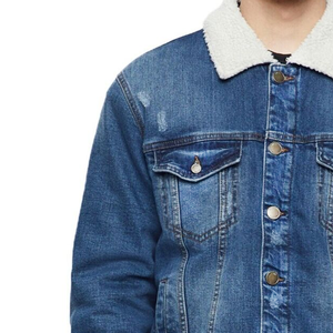 Custom Style <b>Men</b> <b>Denim</b> <b>Jackets</b> High quality <b>Men</b> <b>Denim</b> <b>Jackets</b> new arrival <b>Men</b> <b>Denim</b> <b>Jackets</b> - Product Image 2