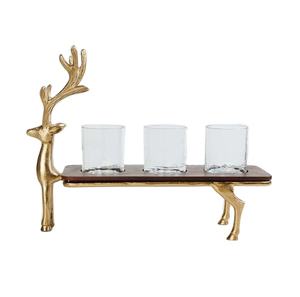 Metal Reindeer Votive <b>Holder</b> Classic Design for Home and Office Decor Wedding Party Events Decorative made india wholesale - Product Image 1