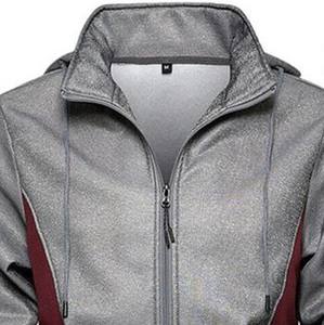 Chándal de invierno con capucha 2026, informal, transpirable, ecológico, de poliéster/algodón, con estampado y bordado, diseño 2 en 1, de peso pesado. - Product Image 2