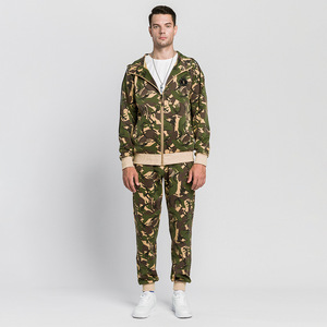 Men Athletic Tracksuit <b>Set</b> Zipper Jacket and Jogger Pants Sportswear - Product Image 6