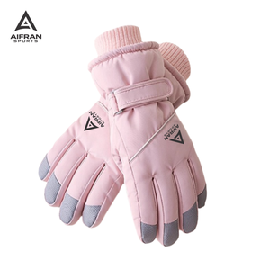 Gants de ski AIFRAN pour hommes, imperméables, doublés de polaire épaisse, pour snowboard, patinage, hiver, thermiques, compatibles écran tactile, vente en gros - Product Image 1