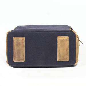 Sac à bandoulière en cuir et toile pour appareil photo reflex numérique, sac de voyage pour photographie, sac messager LCCB-0004 - Product Image 5