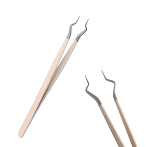 แหนบปลายขนตาปลอมสำหรับการต่อขนตาแหนบปลายไฟเบอร์ ISO Pro - Product Image 1
