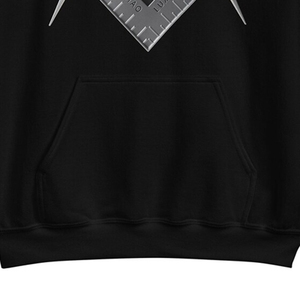 Sweat-shirt à capuche imprimé respirant en polaire polyester pour homme, motif maçonnique - Product Image 3