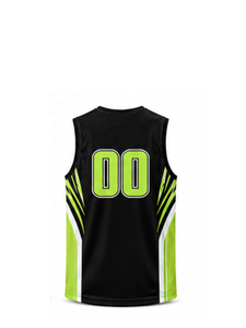 Maillot de basket-ball et débardeur de sport double face en matière durable avec impression par sublimation pour clubs et écoles - Product Image 4