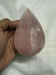 โรสควอตซ์คุณภาพสูง 100% แท้จากธรรมชาติ โรสควอตซ์คุณภาพเยี่ยม โรสควอตซ์ทรงลูกแพร์ - Product Image 4