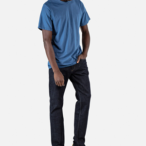 T-shirt col rond personnalisé imprimé 240 g/m² de qualité supérieure, coupe ajustée, 100 % coton/polyester, respirant et écologique - Product Image 2