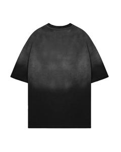 Camiseta Vintage de Corte Holgado con Lavado Ácido, 100% Algodón, Efecto Desgastado por el Sol, Top Corto de Secado Rápido, 280 g/m², Peso Pesado, Lisa, Oversize, Unisex para Hombre - Product Image 2