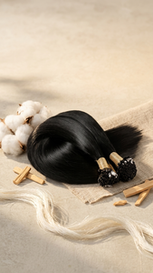 Lots de Cheveux Humains Indiens Vierge Remy, Raides Naturels, Densité Maximale, Double Trame, Tissage à la Machine, Noir Naturel, 100g - Product Image 3