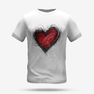 Camisetas de Algodón para Hombre al por Mayor, Estilo Casual, Manga Corta, Holgadas, de 180 Gramos, Estilo Liso, Camisetas con Estampado DTF - Product Image 1