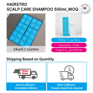 Champú Suave para el Cuero Cabelludo HAIRSTRO 500ml Hecho en Corea Diseñado para una Lavado Refrescante y un Uso Diario Confortable - Product Image 6