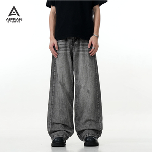 กางเกงยีนส์ทรงบูทคัทคลาสสิก Aifran สำหรับผู้ชาย ผ้ายีนส์ยืด ทรงขาบาน กางเกงลำลอง รับผลิตแบบ OEM ODM ขายส่ง - Product Image 5