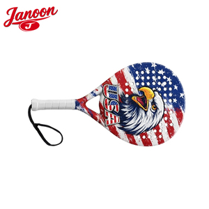 High Quality Padel Racket Carbon Fiber Paddle Racquet Custom Logo Professional Padel Tennis Rackets Lightweight Carbon Fiber - Product Image 3