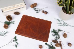 GenGenuine Leather <b>Mouse</b> Pad High Quality Stitching Desk Mat Premium Cowhide Leather Case Mousepad for Durability LMP-0142 - Product Image 5