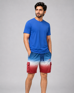 Pantalones Cortos Deportivos Casuales para Hombre, Cintura Media, Lona Transpirable, Sublimados, para Gimnasio, Entrenamiento, Correr, Ciclismo y Deportes al Aire Libre, OEM - Product Image 1