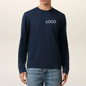 Camiseta de Gran Tamaño para Hombre con Diseño de Logotipo Personalizado de Alta Calidad, Cuello Redondo, para Salidas Informales, Viajes y Uso Relajado en Casa, Actividades Deportivas - Product Image 1