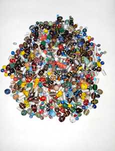 Lot en Gros de Perles en Verre Cristal Vintage Mélangées, Colorées, Fantaisie, Petites, Style Bohème Africain, pour Fabrication de Bijoux en Vrac, Boîte FIRDOS - Product Image 3