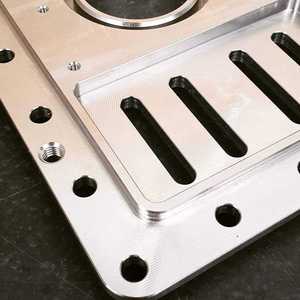 Composants de plaque en aluminium et acier inoxydable usinés CNC par fraisage VMC pour équipements de machines industrielles et pièces métalliques - Product Image 5