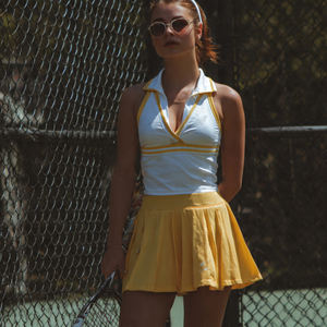 Tenue de sport pour femmes, uniforme de badminton et de tennis, polos et shorts, respirant, séchage rapide, uniformes de tennis pour femmes - Product Image 5