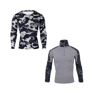 Camiseta de Sublimación al por Mayor, Rashguard para Hombre, Manga Larga, para Playa, Surf, Deporte, Compresión, Entrenamiento - Product Image 1