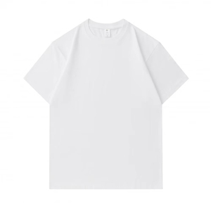 เสื้อยืดคอกลมแขนสั้นทรงปกติสำหรับผู้ชาย คุณภาพสูง เนื้อผ้าคอตตอน 100% หนานุ่ม ทอแบบเรียบง่าย สไตล์ลำลอง เป็นมิตรกับสิ่งแวดล้อม - Product Image 2