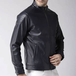 Veste en cuir pour homme, coupe ajustée élégante, prix abordable, qualité supérieure, vente en ligne, meilleur produit - Product Image 2