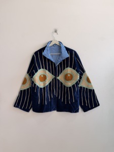Women's Ethnic Inspired <b>Reversible</b> Suzani Velvet Winter <b>Jacket</b> Unique Handmade Premium Embroidered Outerwear - Product Image 1