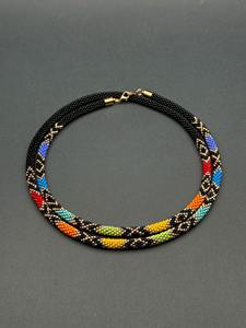 Chaîne de corps artisanale en perles de rocaille, motif coloré, élégante, style bohème pour femme, 18 pouces, accessoire de mode pour festival, fête, plage, cadeau - Product Image 6